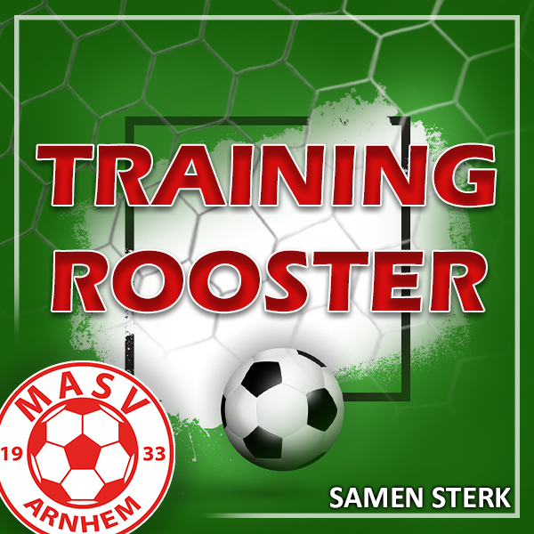 Trainingsrooster 2022-2023